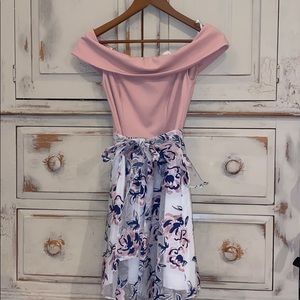 Juniors Special Occasion Dress Off The Shoulder